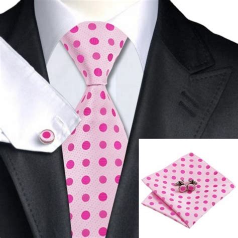matching pink tie and pocket square